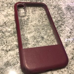 IPHONE X MAROON OTTERBOX